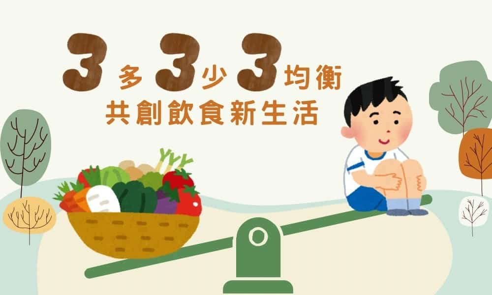 國民健康署推出的「新式飲食方式」